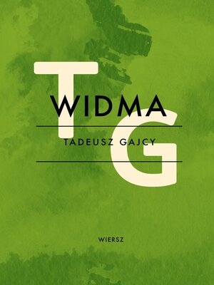 cover image of Widma